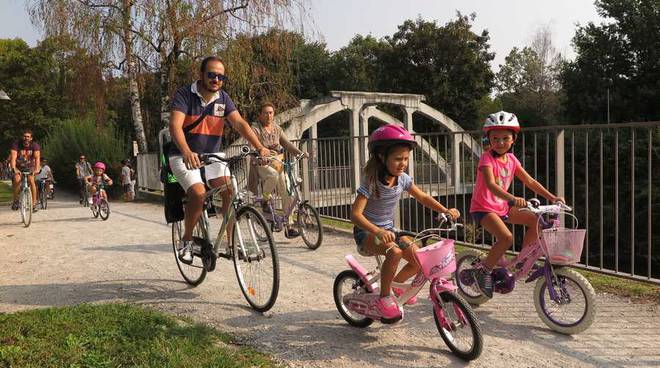 Biciclettata in famiglia